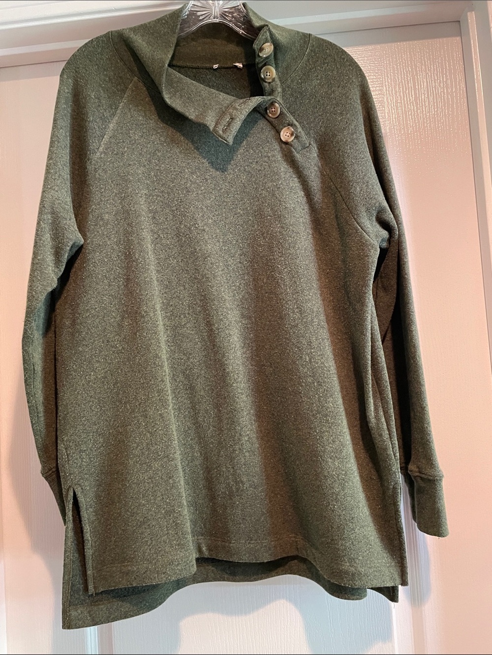 EUC J. Crew Fleece Tunic
